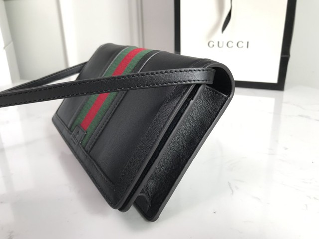 Gucci經典款女包 409439 古馳vintage百搭小挎包 Gucci經典紅綠織帶單肩包  gqy3825